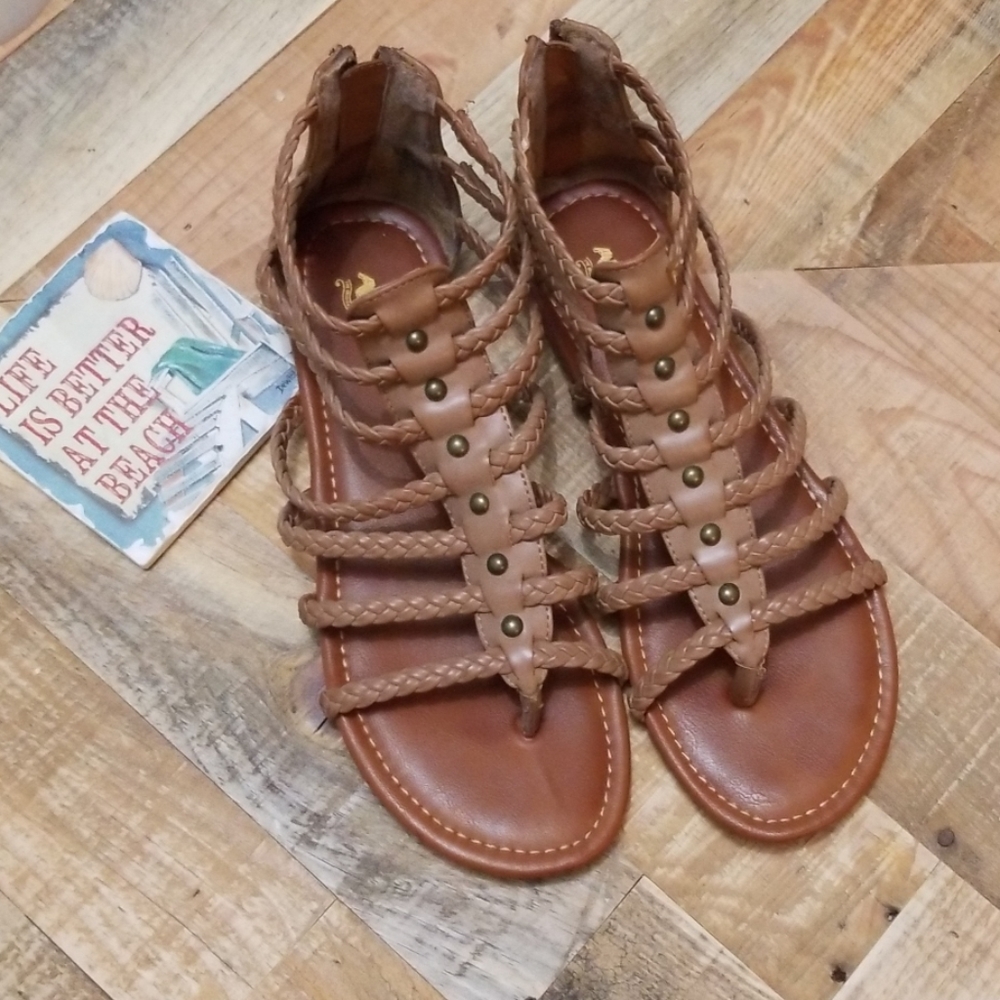 Tan Gladiator Sandals